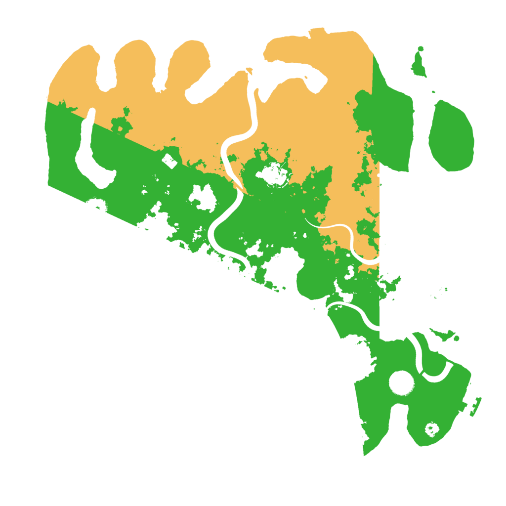 Biome Rust Map: Procedural Map, Size: 3700, Seed: 1482275305