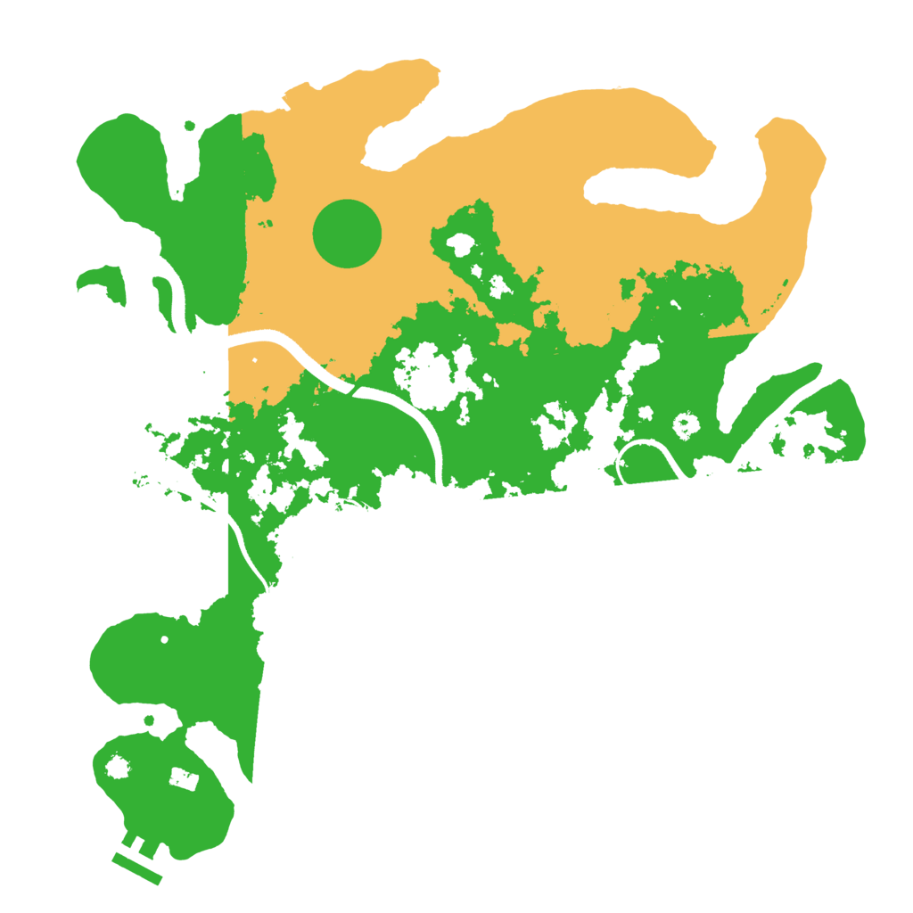 Biome Rust Map: Procedural Map, Size: 3500, Seed: 1034467789