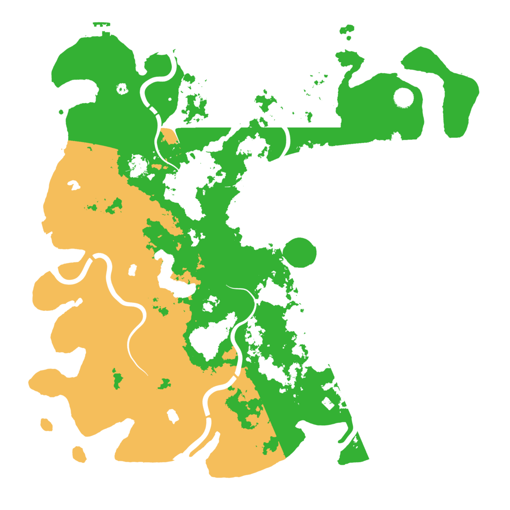 Biome Rust Map: Procedural Map, Size: 4500, Seed: 455231755