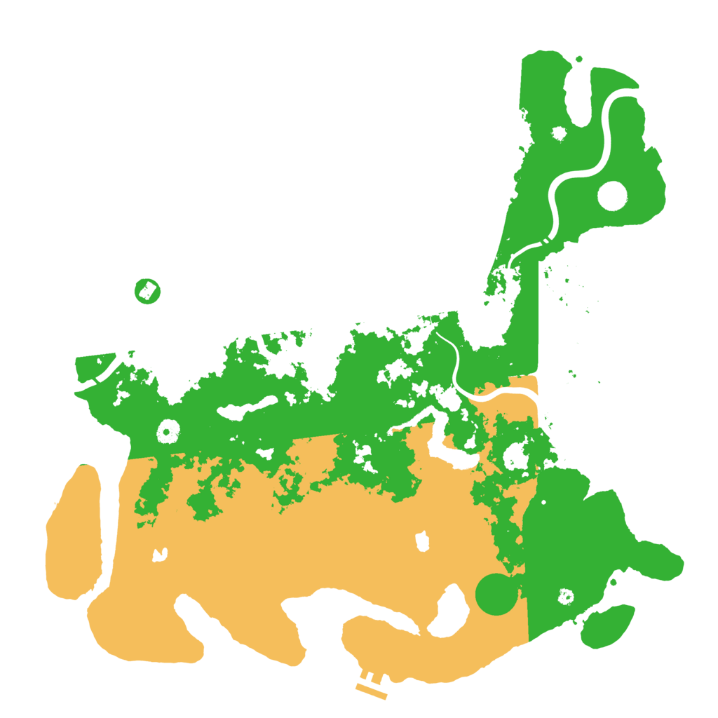 Biome Rust Map: Procedural Map, Size: 4500, Seed: 1156127879