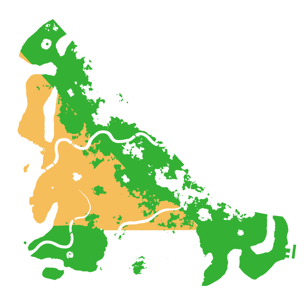 Biome Rust Map: Procedural Map, Size: 4450, Seed: 380343162
