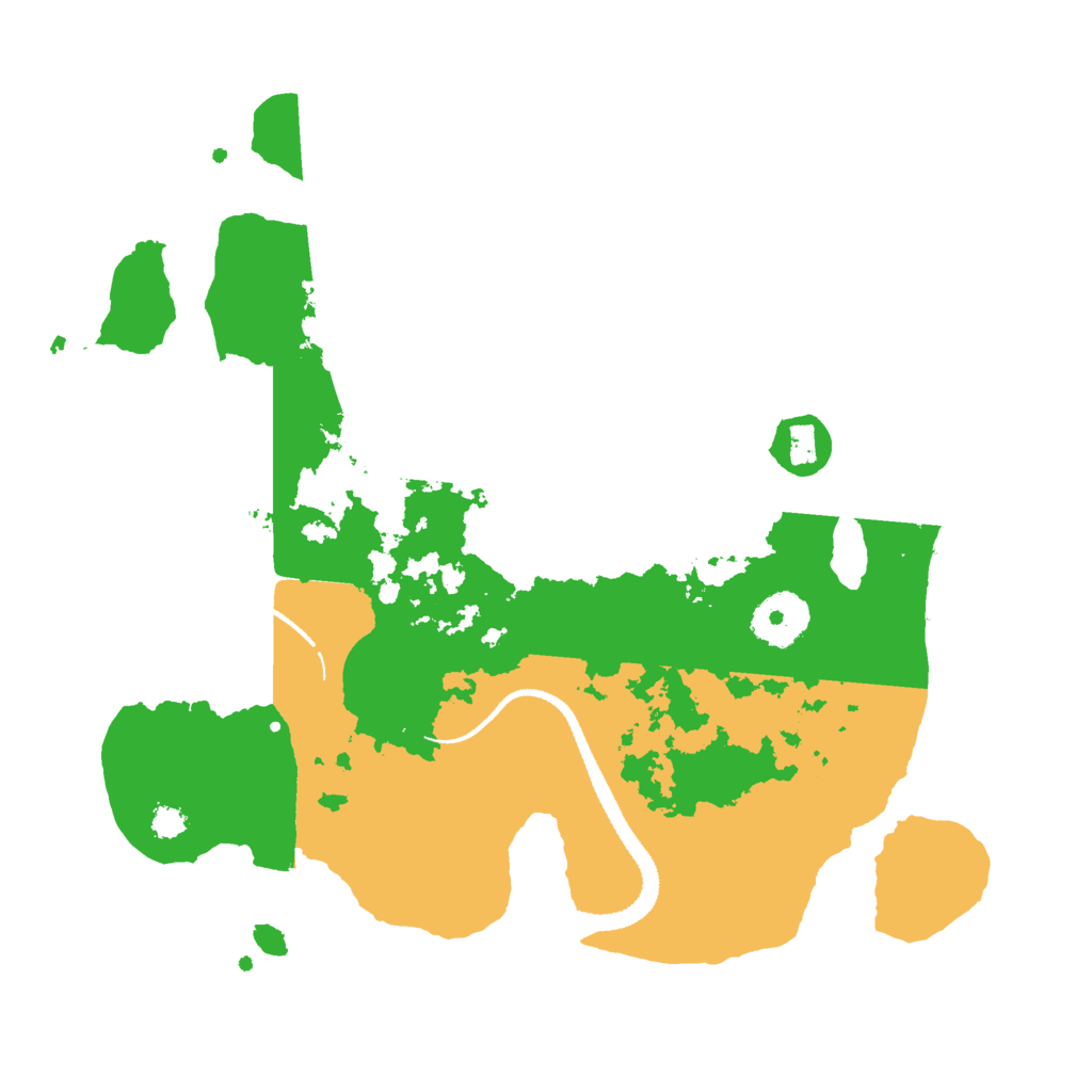 Biome Rust Map: Procedural Map, Size: 3000, Seed: 228960715