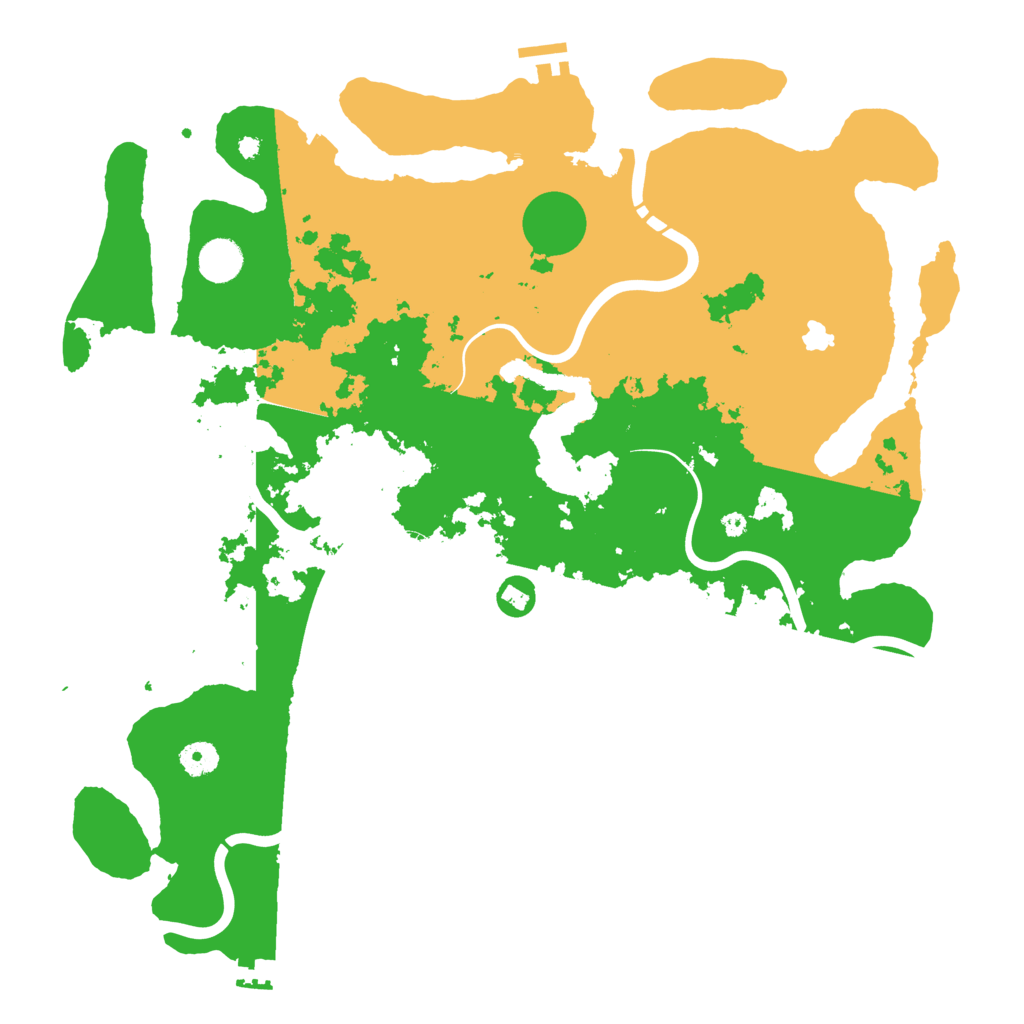 Biome Rust Map: Procedural Map, Size: 4250, Seed: 1254723563
