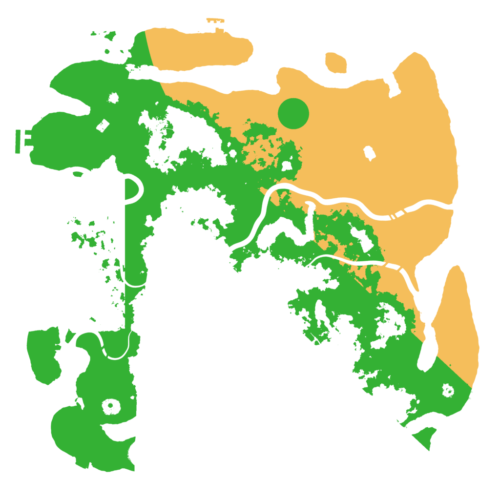 Biome Rust Map: Procedural Map, Size: 4250, Seed: 1838067005