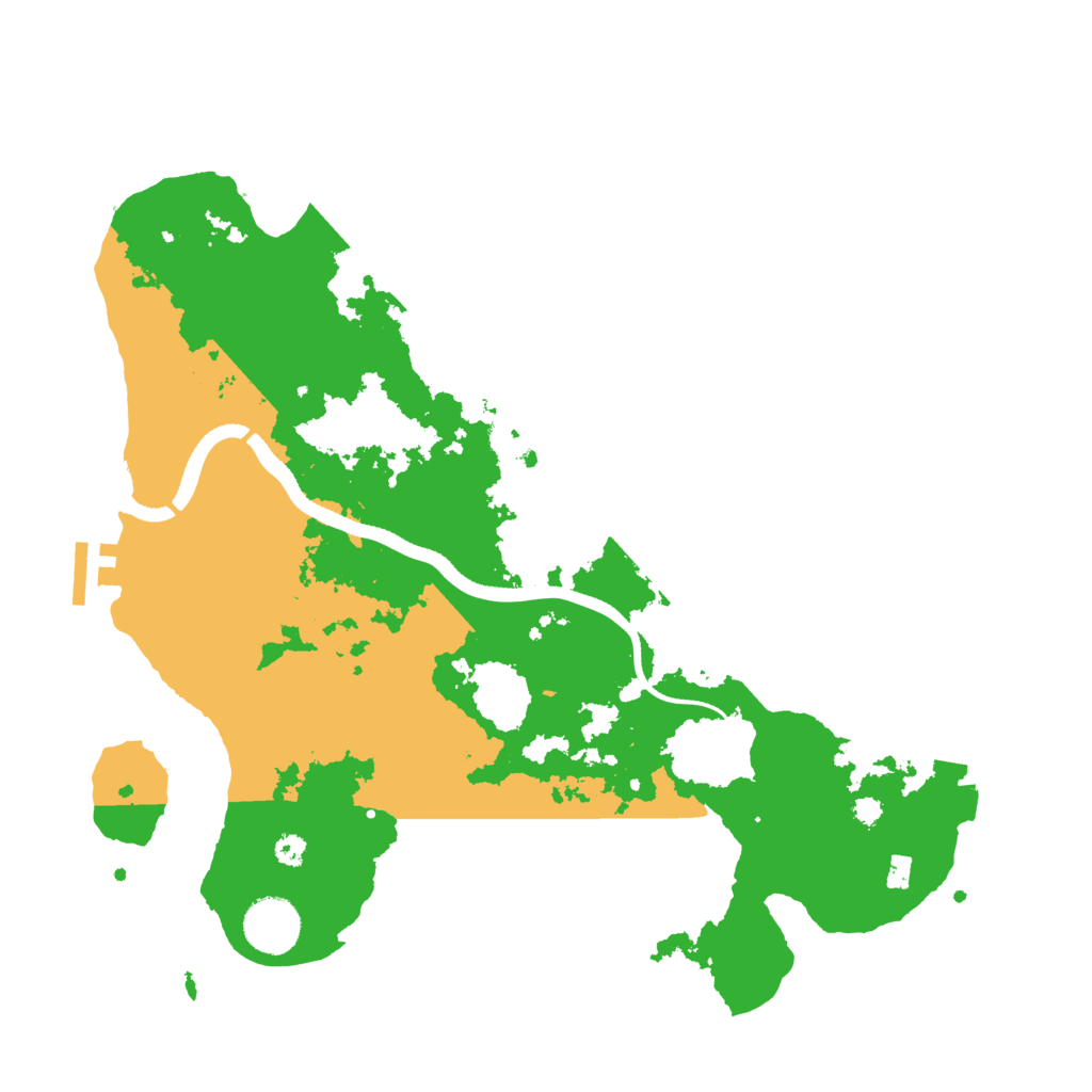 Biome Rust Map: Procedural Map, Size: 3500, Seed: 1276694655