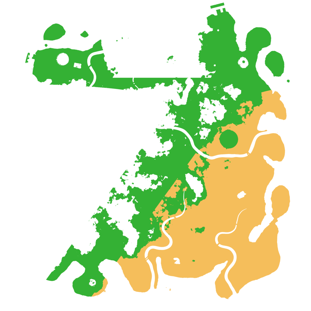 Biome Rust Map: Procedural Map, Size: 4500, Seed: 28448