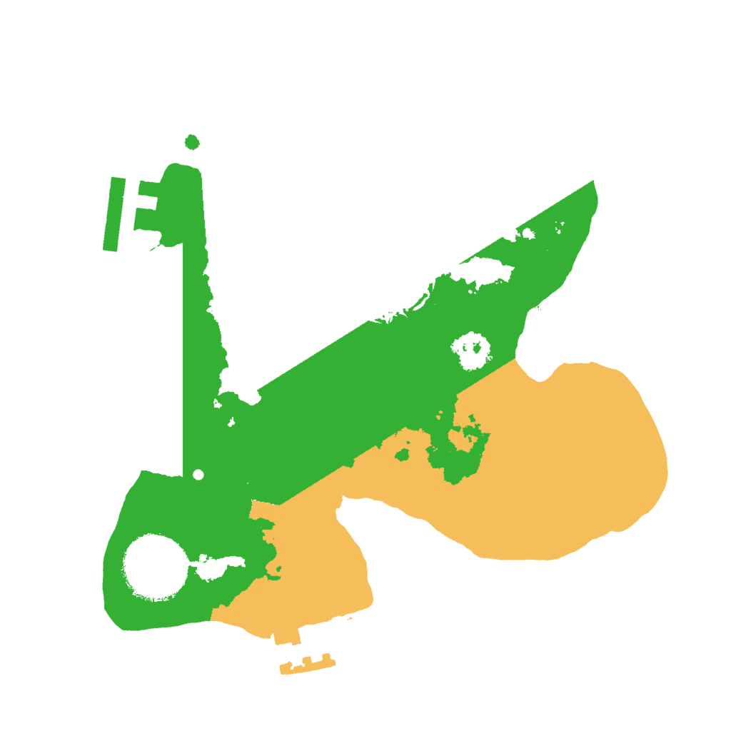 Biome Rust Map: Procedural Map, Size: 2000, Seed: 1321854168