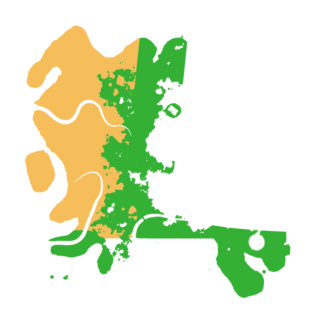 Biome Rust Map: Procedural Map, Size: 3500, Seed: 1450550227
