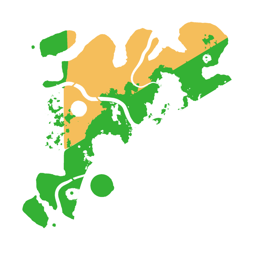 Biome Rust Map: Procedural Map, Size: 3000, Seed: 1095270292