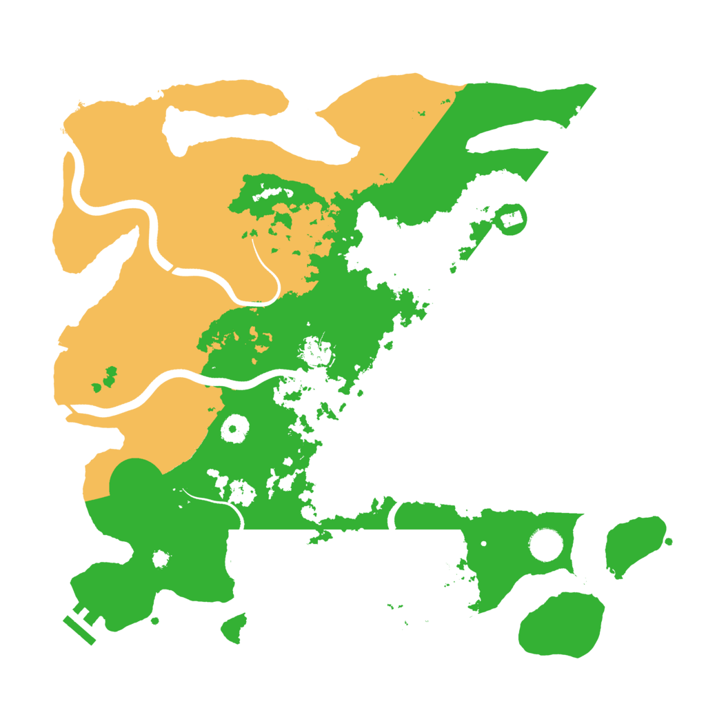 Biome Rust Map: Procedural Map, Size: 3750, Seed: 846325