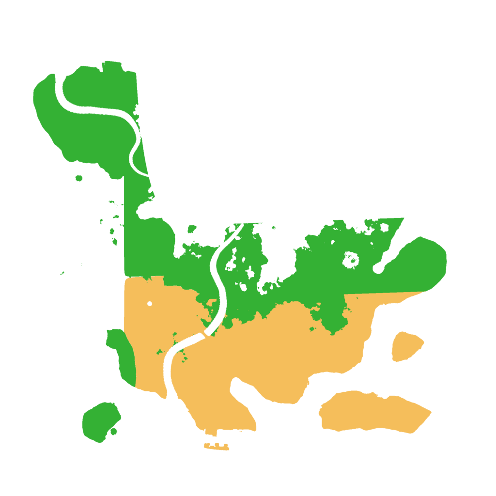 Biome Rust Map: Procedural Map, Size: 3000, Seed: 177154105