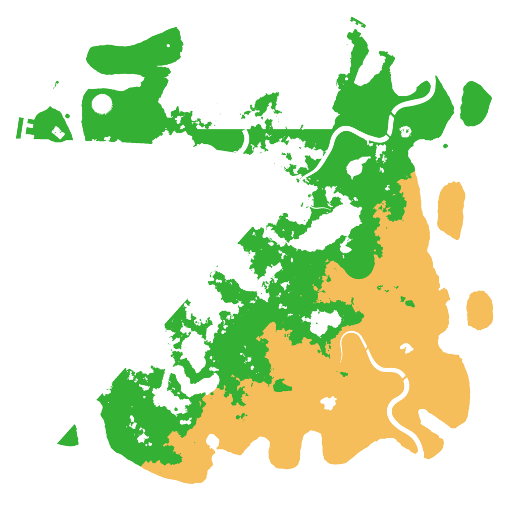 Biome Rust Map: Procedural Map, Size: 4500, Seed: 1142072357