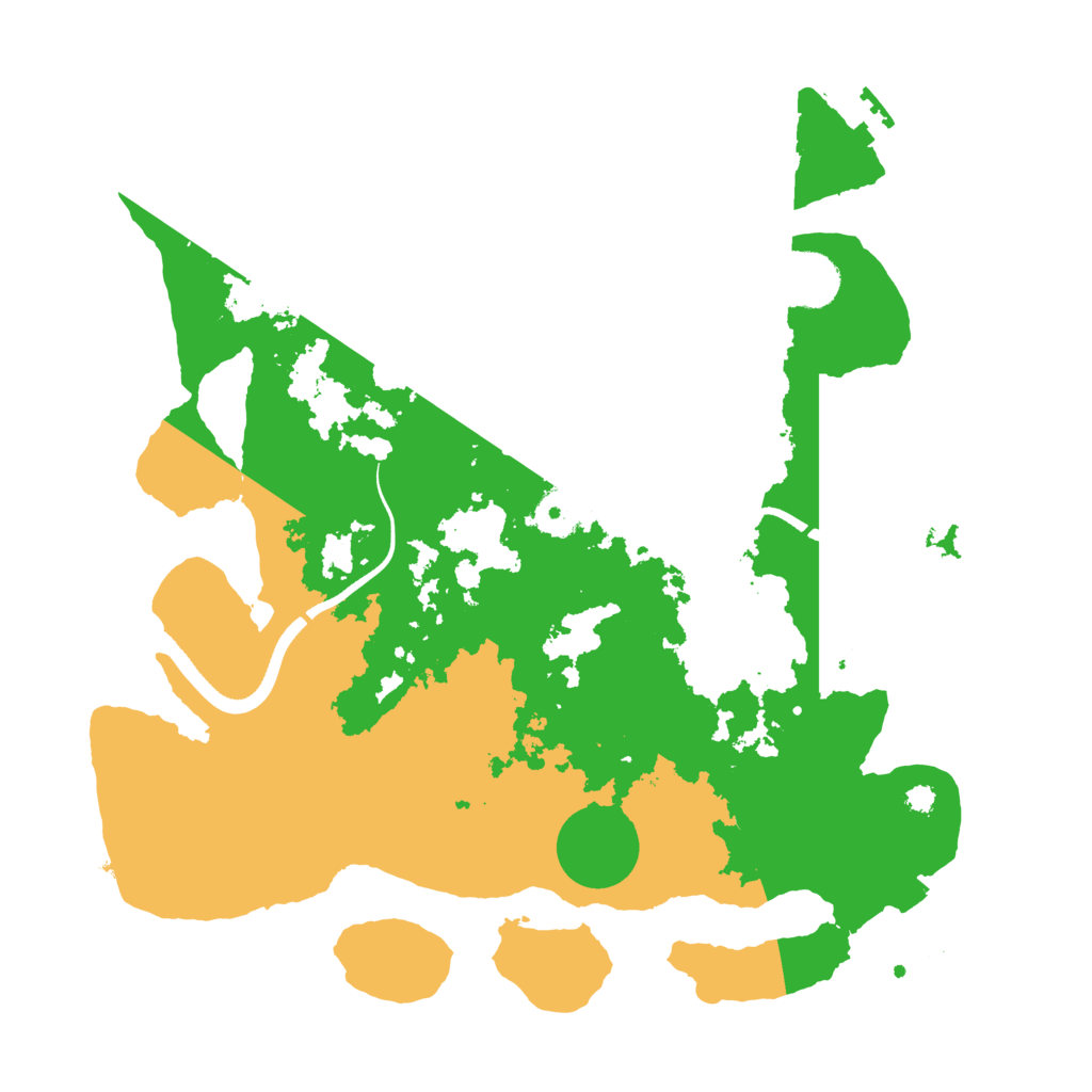 Biome Rust Map: Procedural Map, Size: 3500, Seed: 600644338