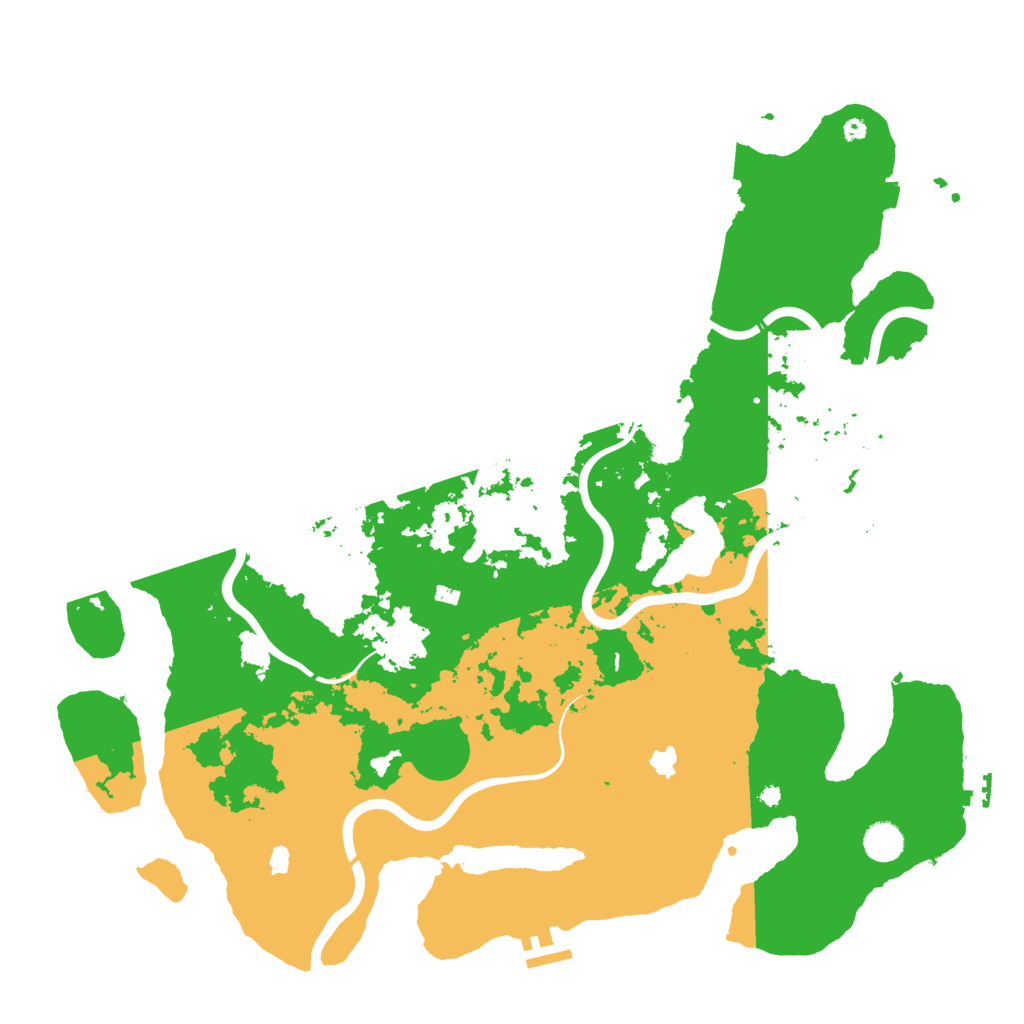 Biome Rust Map: Procedural Map, Size: 4500, Seed: 90123