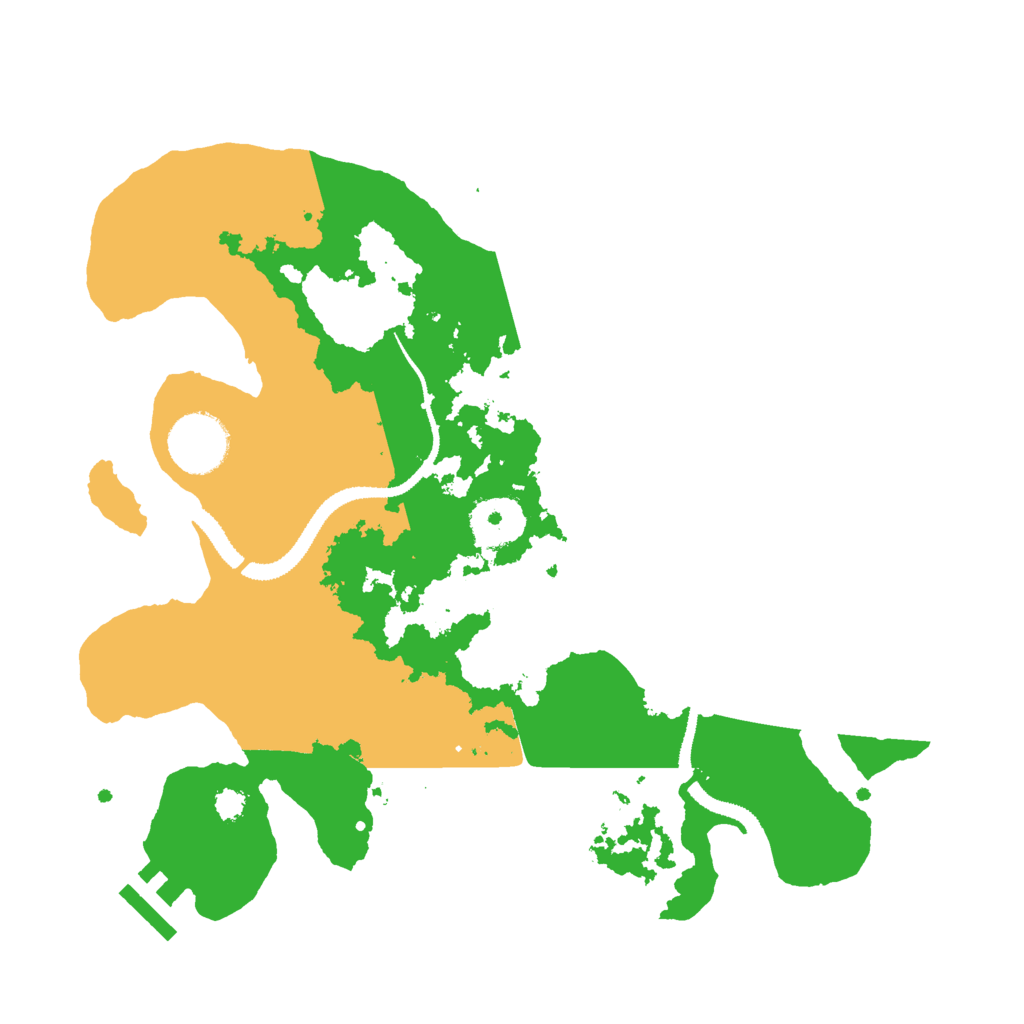 Biome Rust Map: Procedural Map, Size: 3000, Seed: 20260319