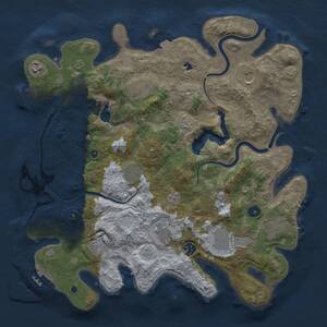 Thumbnail Rust Map: Procedural Map, Size: 4000, Seed: 12022026, 17 Monuments