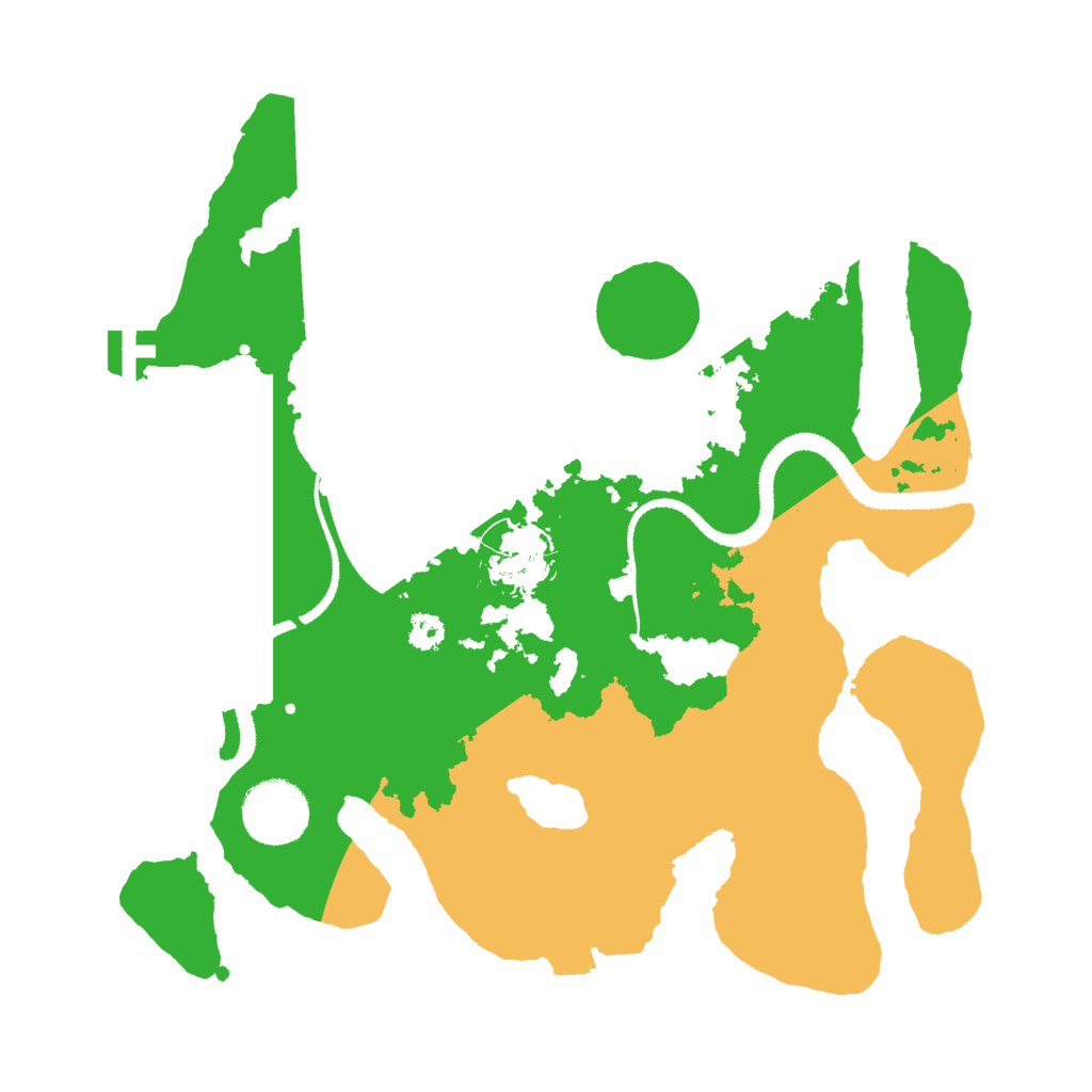 Biome Rust Map: Procedural Map, Size: 3000, Seed: 1670969116