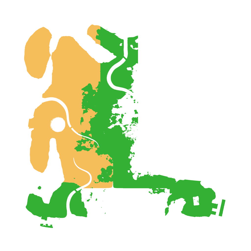 Biome Rust Map: Procedural Map, Size: 3000, Seed: 187847230