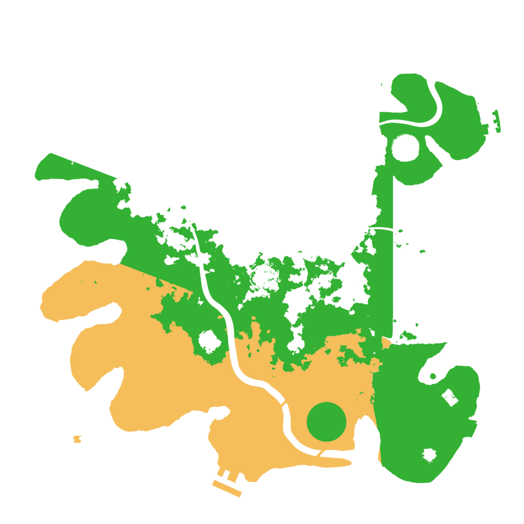 Biome Rust Map: Procedural Map, Size: 3500, Seed: 1462256037