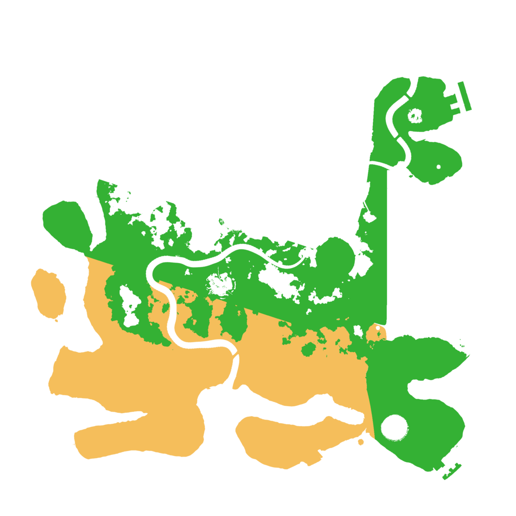 Biome Rust Map: Procedural Map, Size: 3500, Seed: 844863579