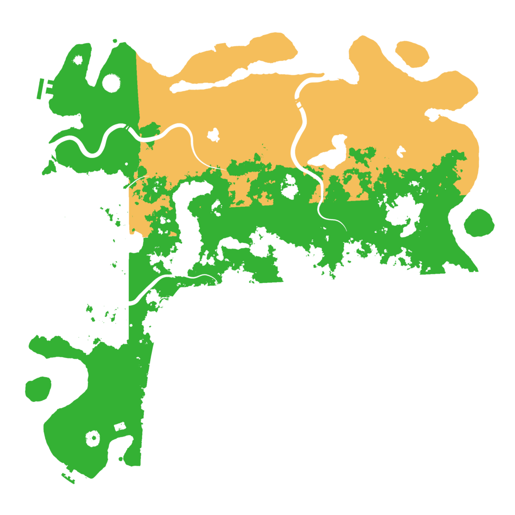 Biome Rust Map: Procedural Map, Size: 5000, Seed: 64977358