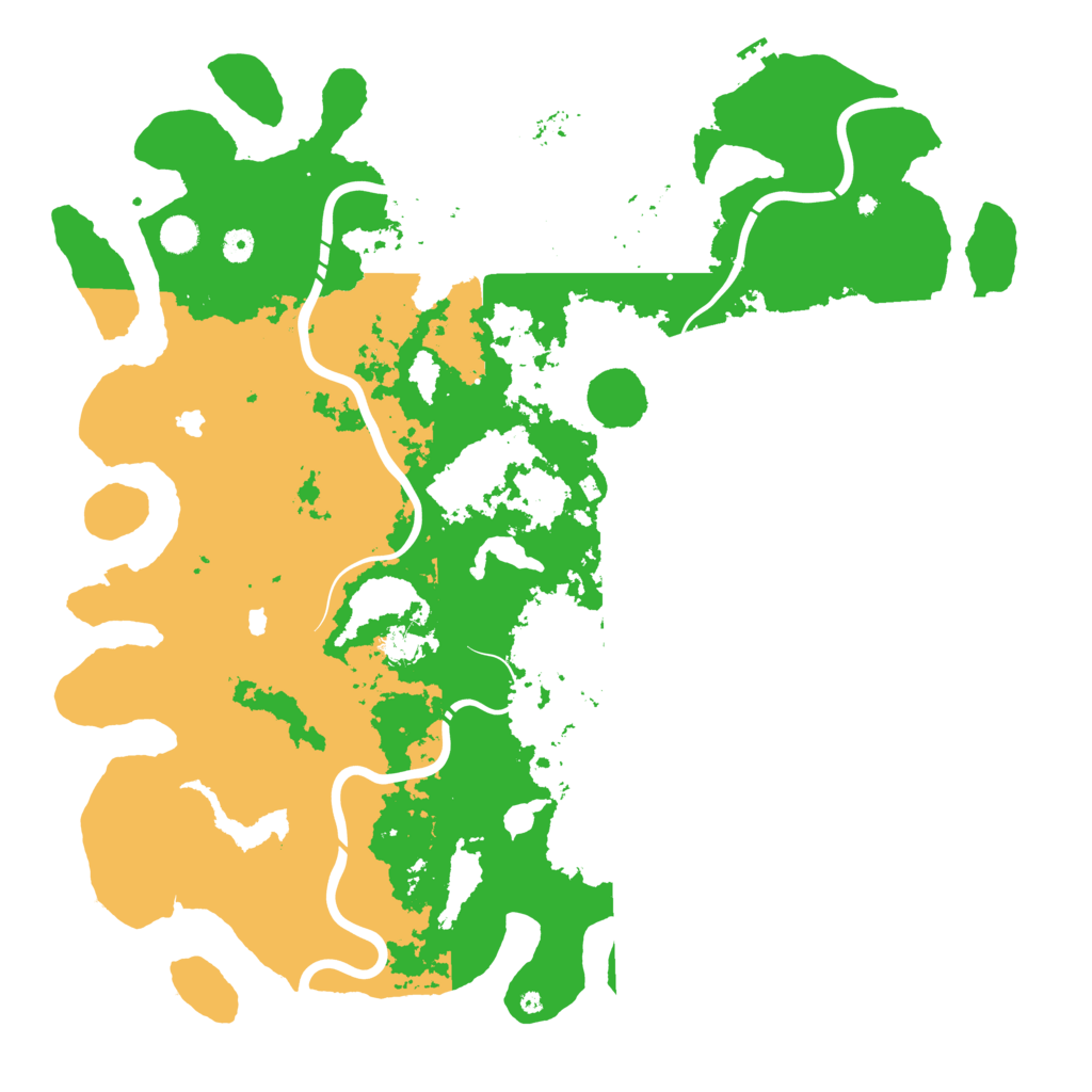 Biome Rust Map: Procedural Map, Size: 5000, Seed: 358673