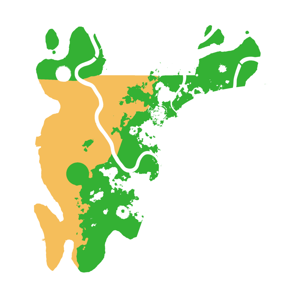 Biome Rust Map: Procedural Map, Size: 3500, Seed: 65944513