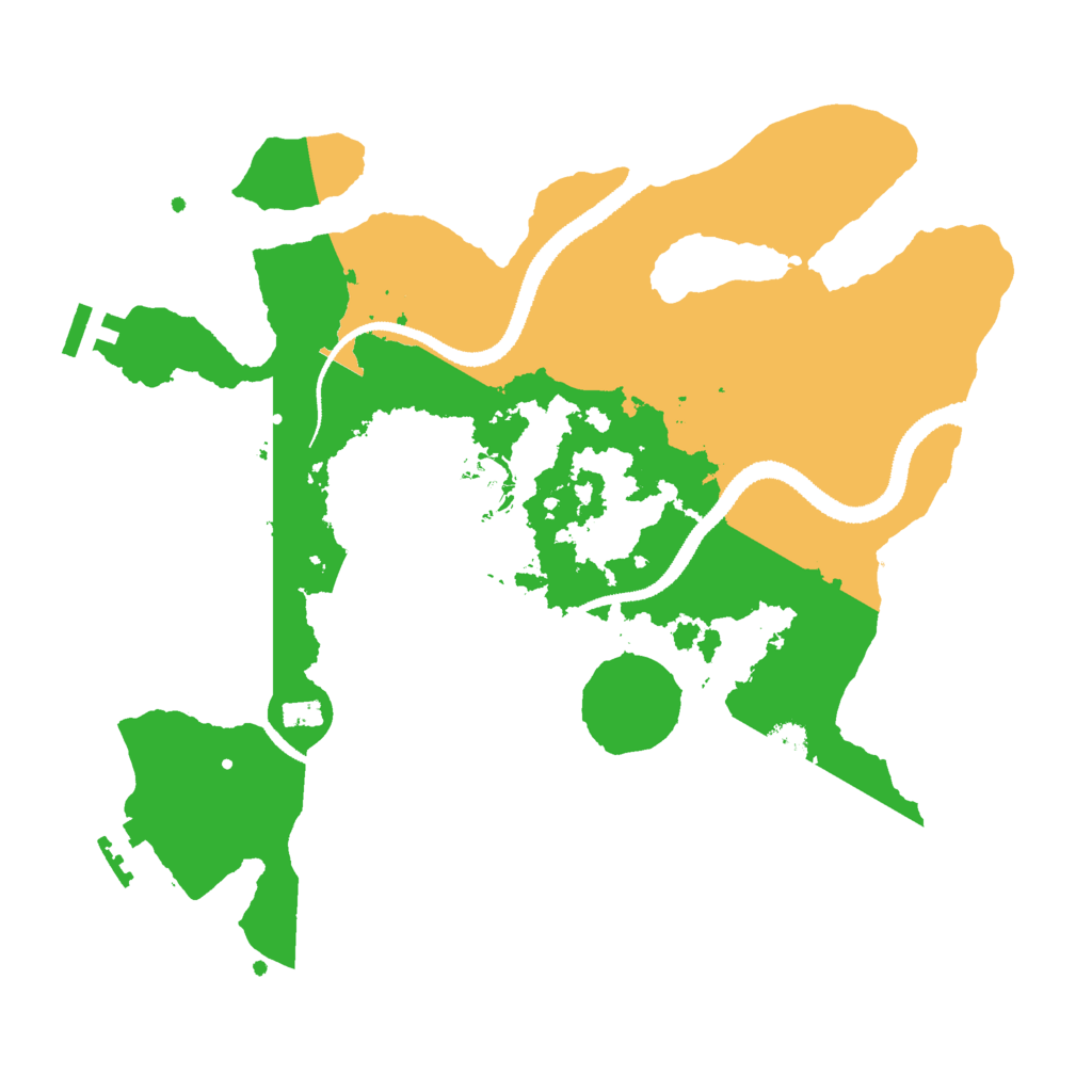 Biome Rust Map: Procedural Map, Size: 3000, Seed: 726735486