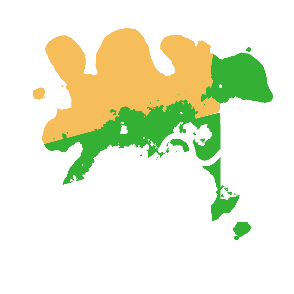 Biome Rust Map: Procedural Map, Size: 2500, Seed: 889309447