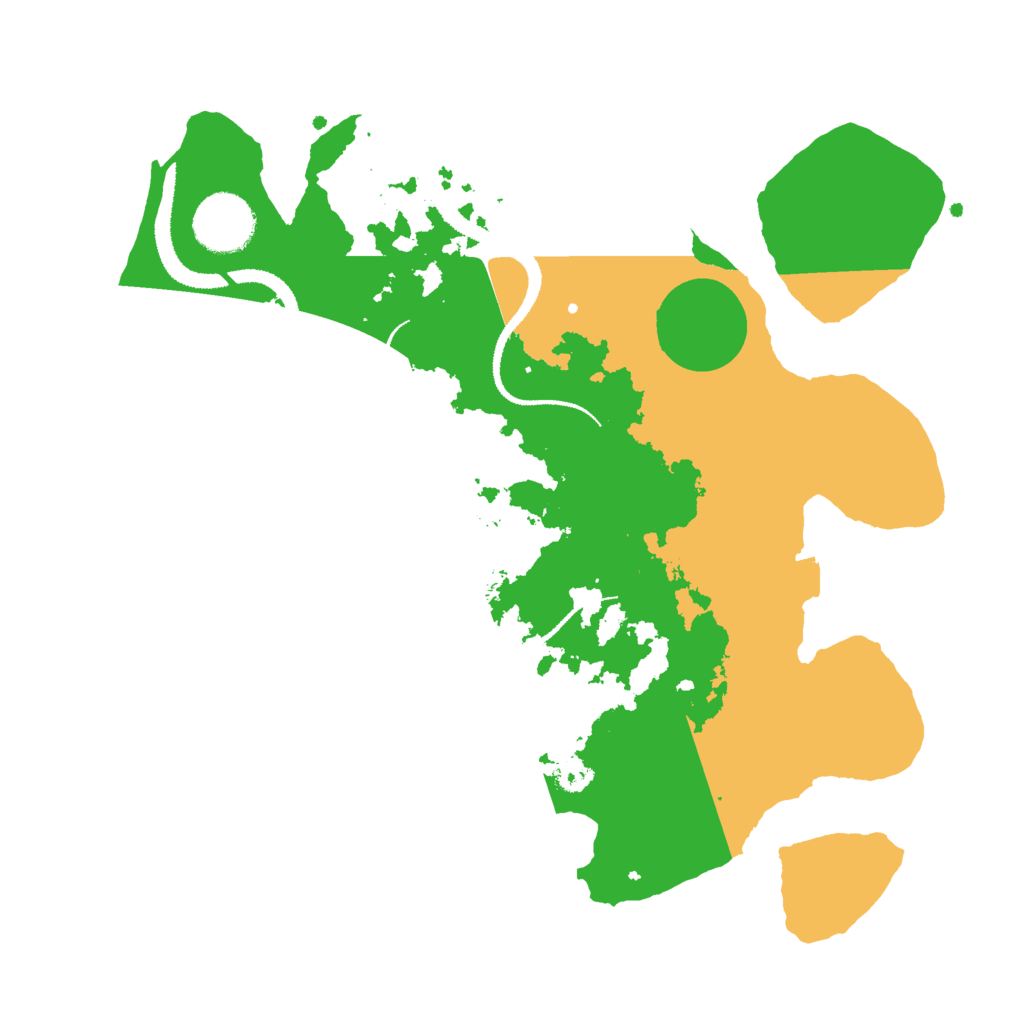 Biome Rust Map: Procedural Map, Size: 3000, Seed: 1819625984