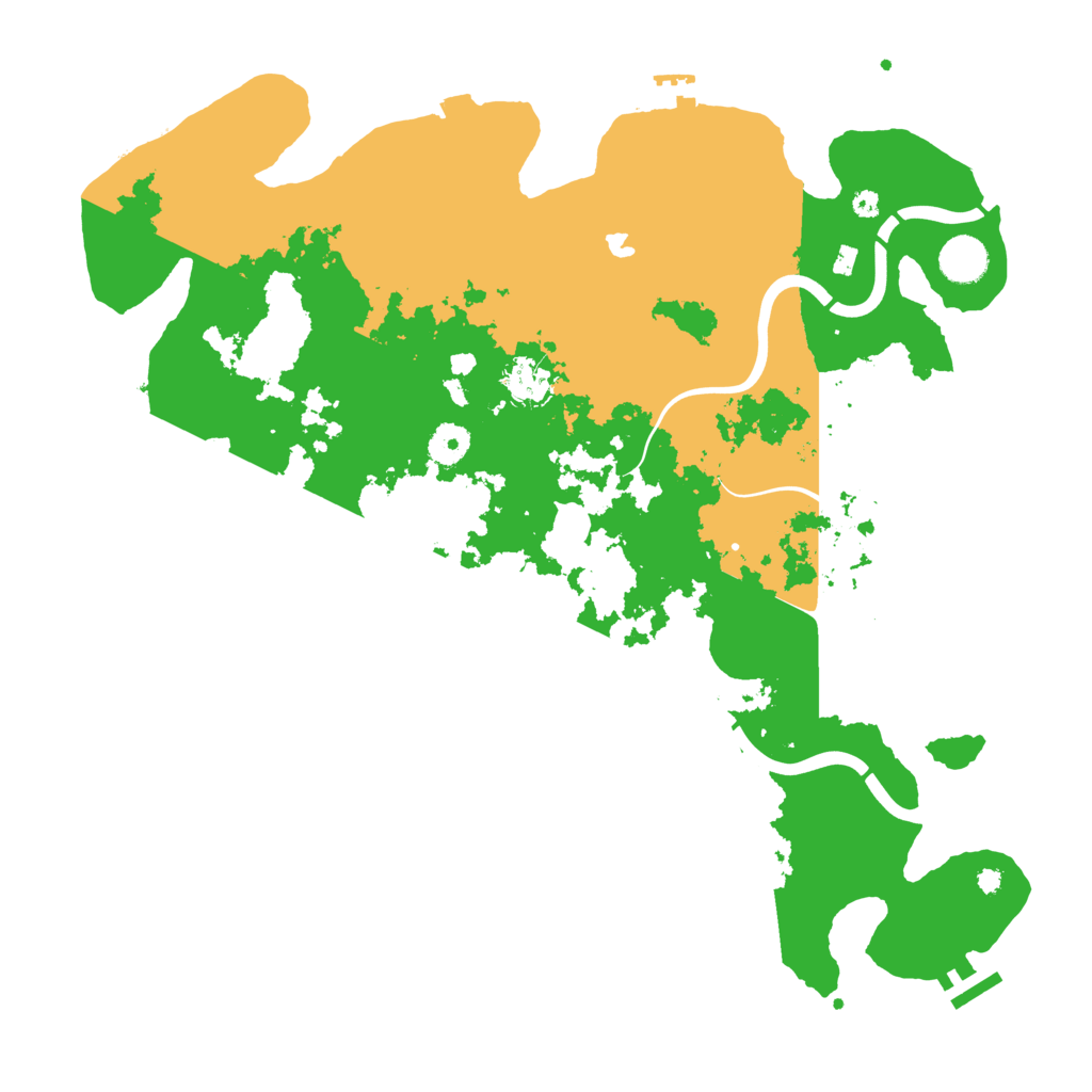Biome Rust Map: Procedural Map, Size: 4000, Seed: 1069111695