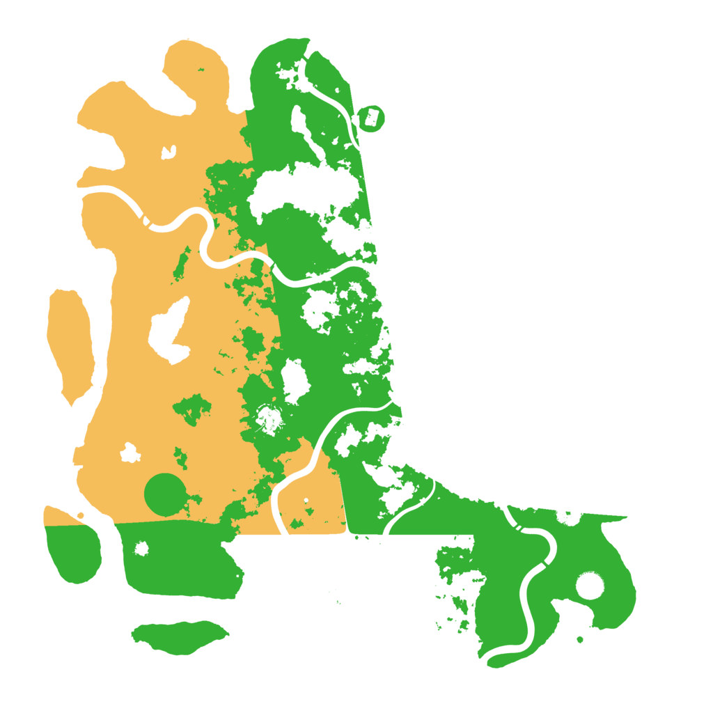 Biome Rust Map: Procedural Map, Size: 4500, Seed: 2040303630