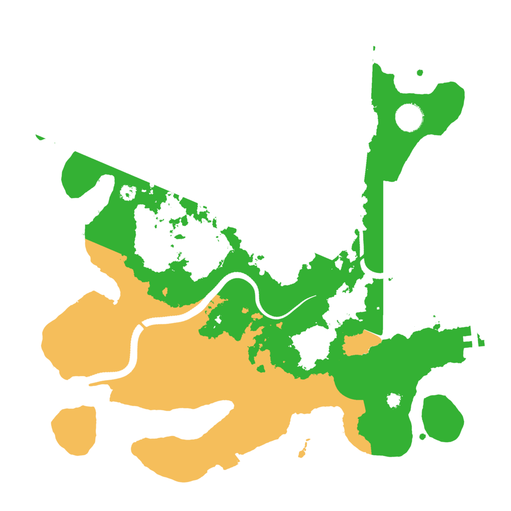 Biome Rust Map: Procedural Map, Size: 3250, Seed: 840690340