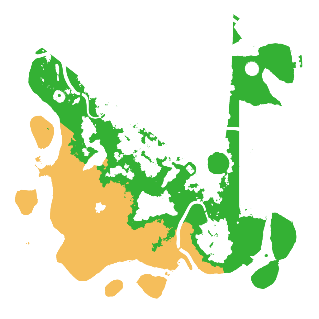 Biome Rust Map: Procedural Map, Size: 4000, Seed: 1814161084