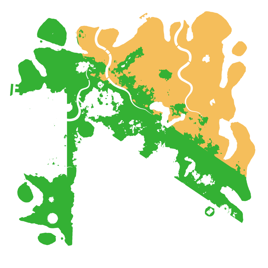 Biome Rust Map: Procedural Map, Size: 4500, Seed: 1365702248