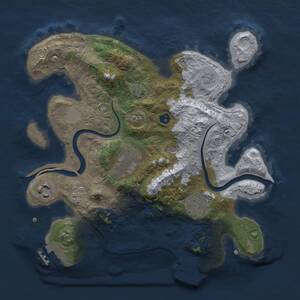 Thumbnail Rust Map: Procedural Map, Size: 2800, Seed: 20260319, 10 Monuments