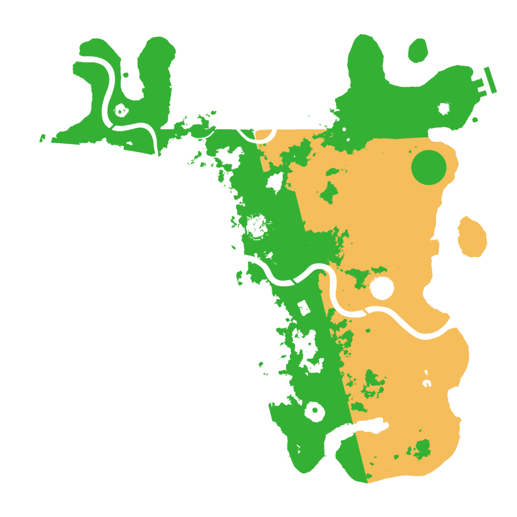Biome Rust Map: Procedural Map, Size: 3900, Seed: 39655338