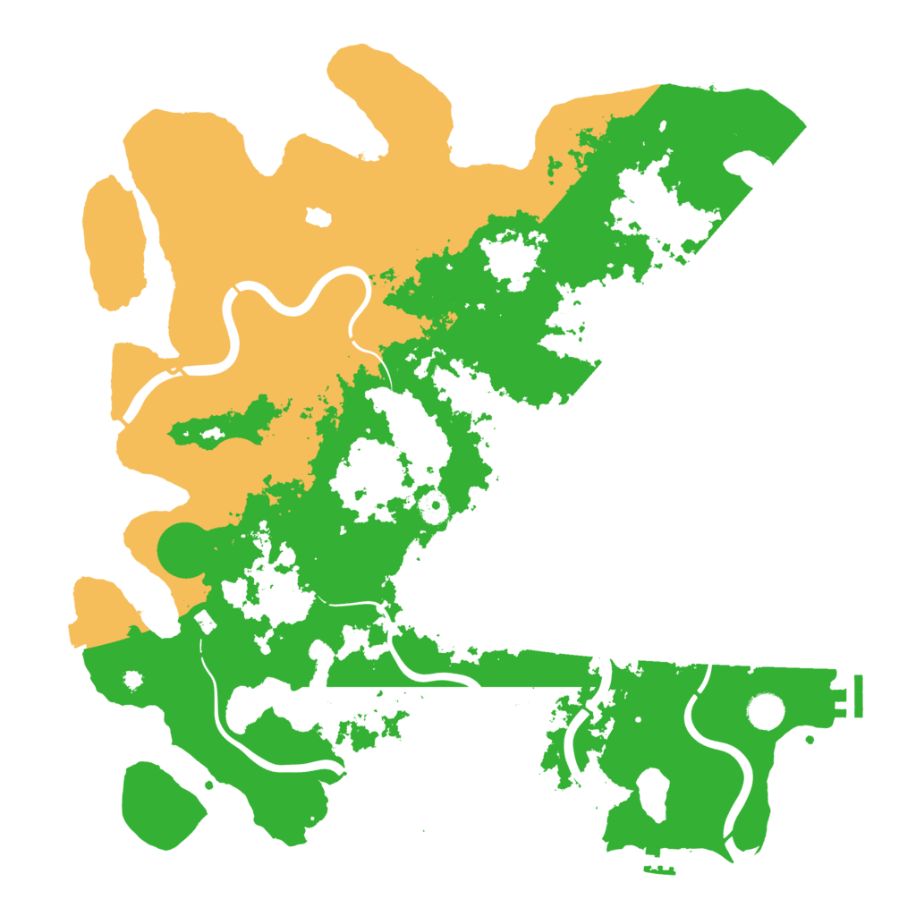 Biome Rust Map: Procedural Map, Size: 4350, Seed: 67676761