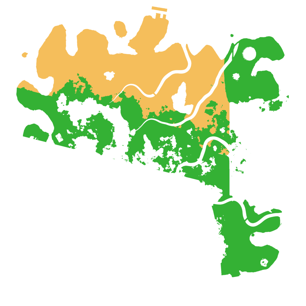 Biome Rust Map: Procedural Map, Size: 4000, Seed: 1266876704