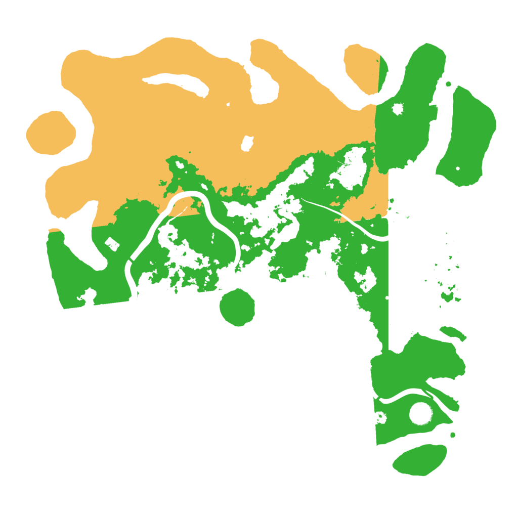 Biome Rust Map: Procedural Map, Size: 4000, Seed: 5238101