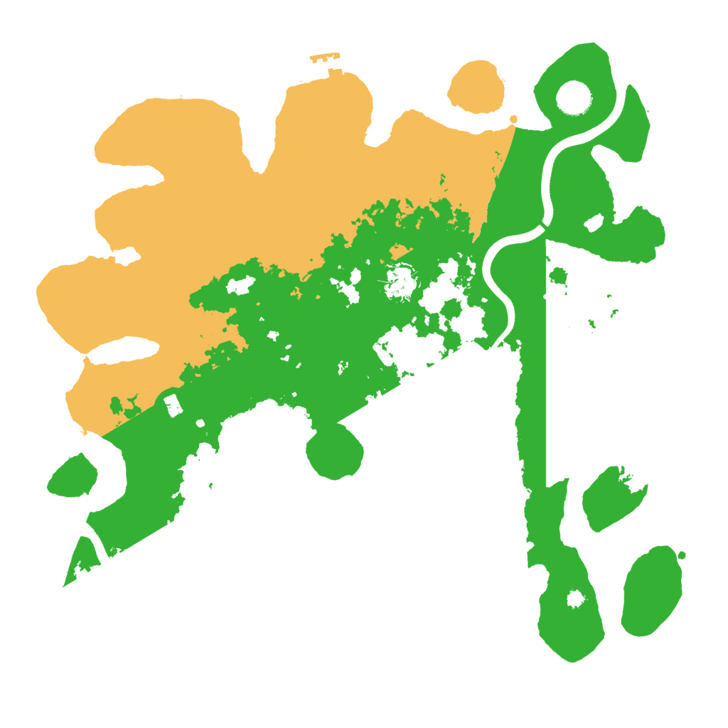 Biome Rust Map: Procedural Map, Size: 3700, Seed: 1763229364