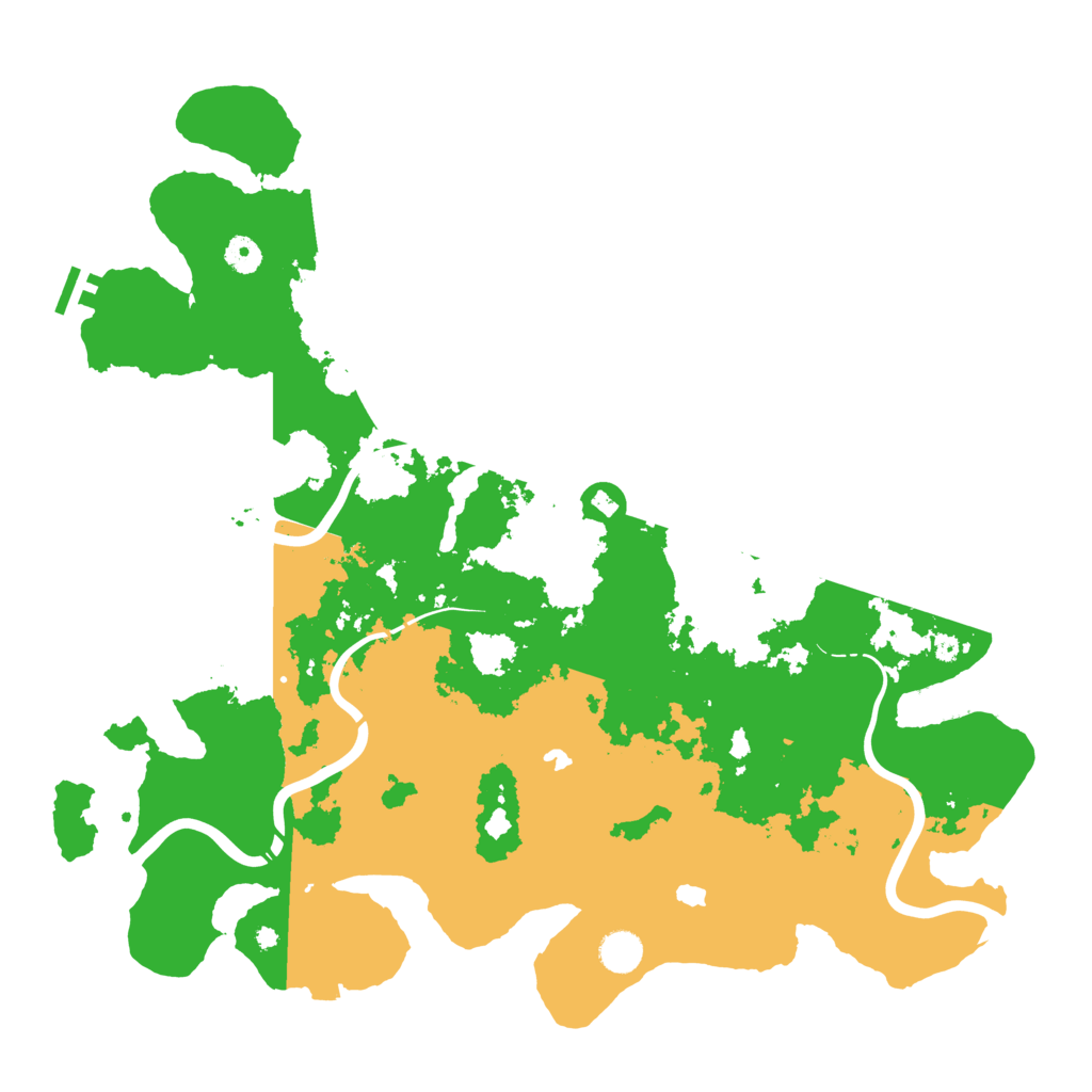 Biome Rust Map: Procedural Map, Size: 4500, Seed: 821113300
