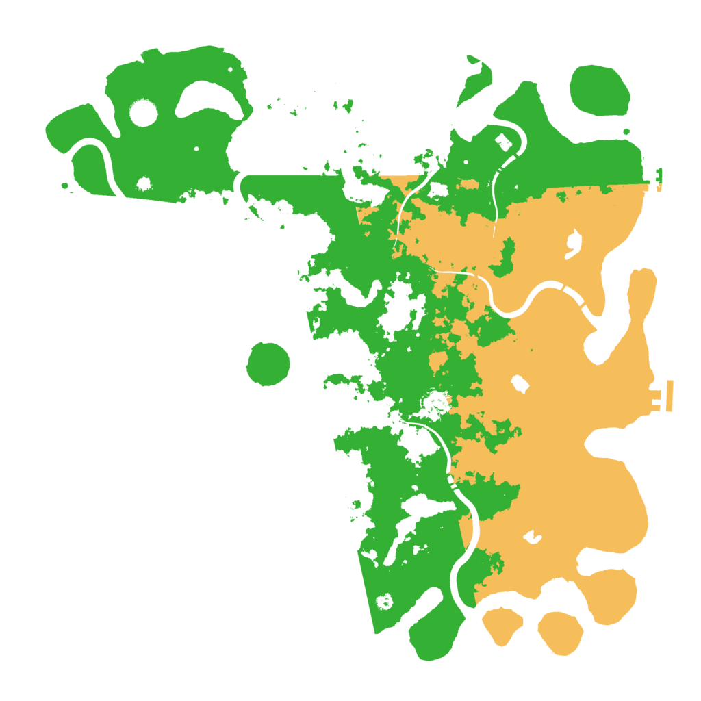 Biome Rust Map: Procedural Map, Size: 4500, Seed: 1393317132