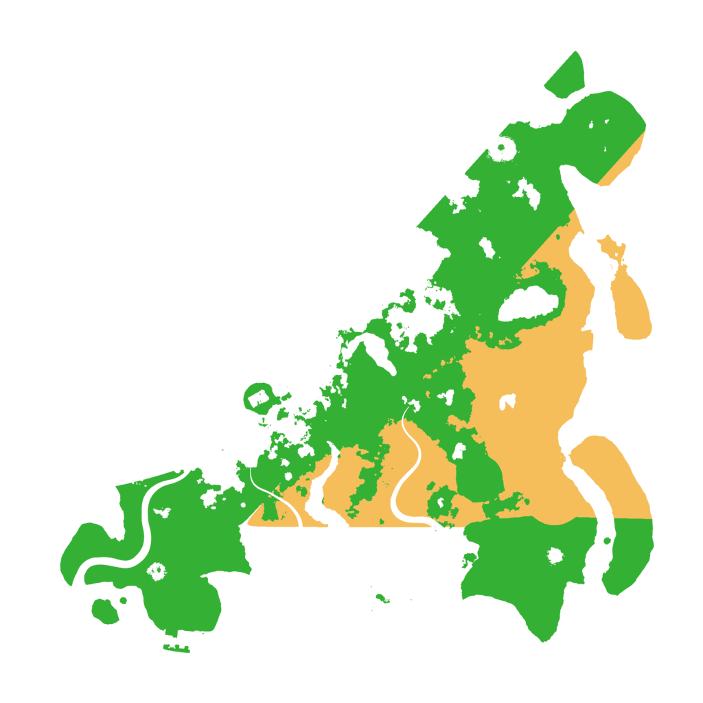 Biome Rust Map: Procedural Map, Size: 4000, Seed: 45695