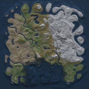 Thumbnail Rust Map: Procedural Map, Size: 5000, Seed: 4022026, 17 Monuments