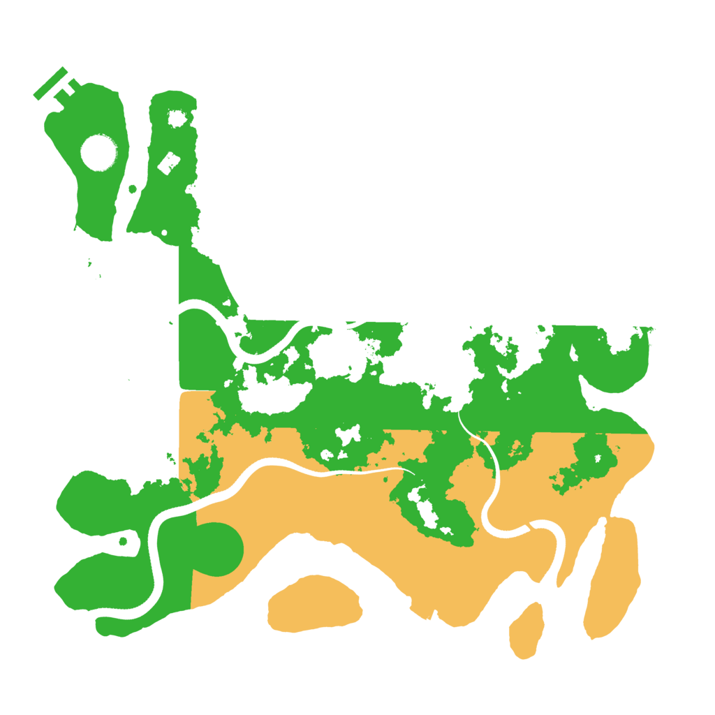 Biome Rust Map: Procedural Map, Size: 3500, Seed: 734571943