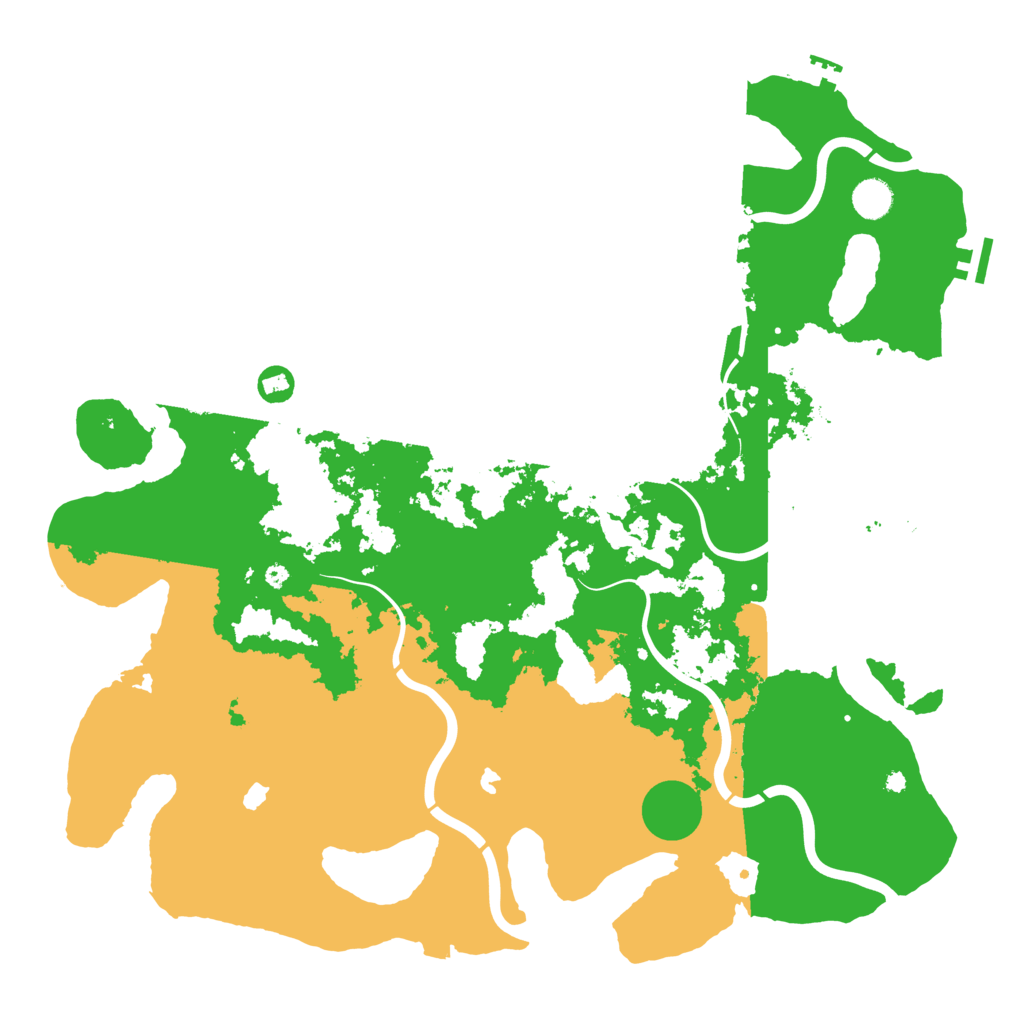 Biome Rust Map: Procedural Map, Size: 4500, Seed: 1081959376
