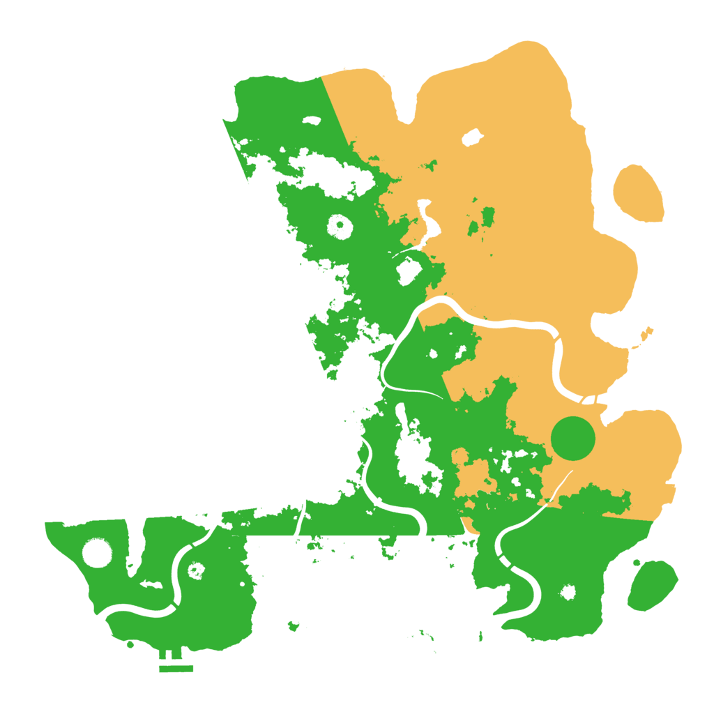 Biome Rust Map: Procedural Map, Size: 4250, Seed: 1137636016