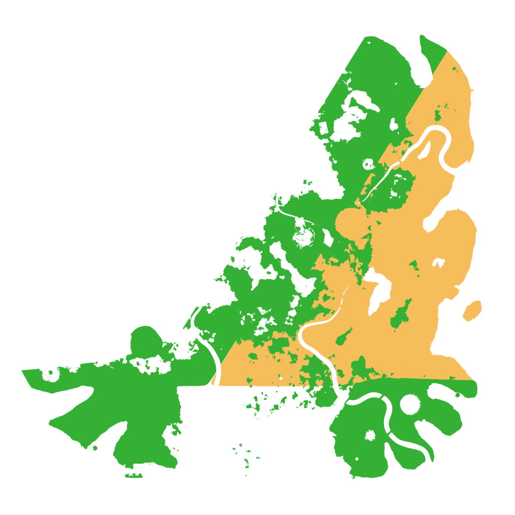 Biome Rust Map: Procedural Map, Size: 4500, Seed: 199921616
