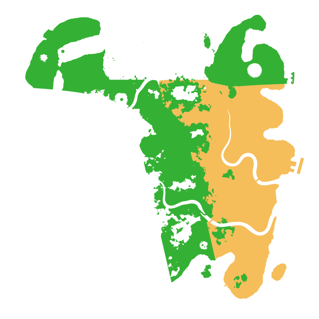 Biome Rust Map: Procedural Map, Size: 3947, Seed: 318192457